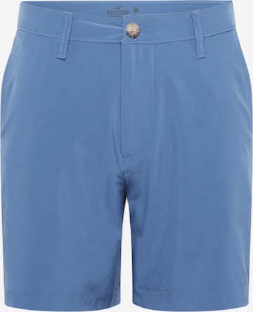 HOLLISTER Štandardný strih Chino nohavice - Modrá: predná strana