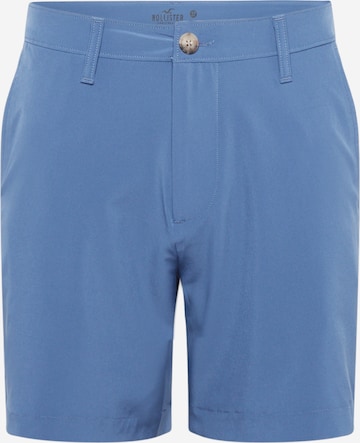 Regular Pantalon chino HOLLISTER en bleu : devant