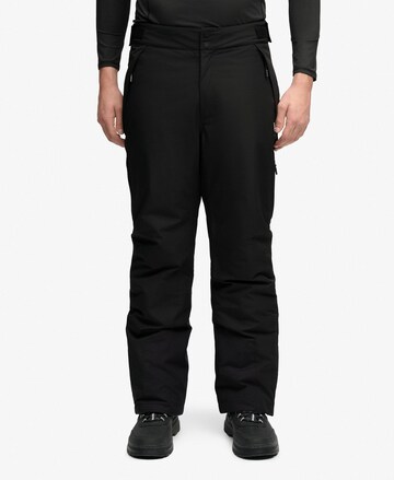 Superdry & Co Slimfit Sportbroek in Zwart: voorkant