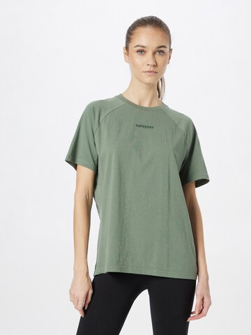 Superdry Skjorte 'Core' i grønn: forside