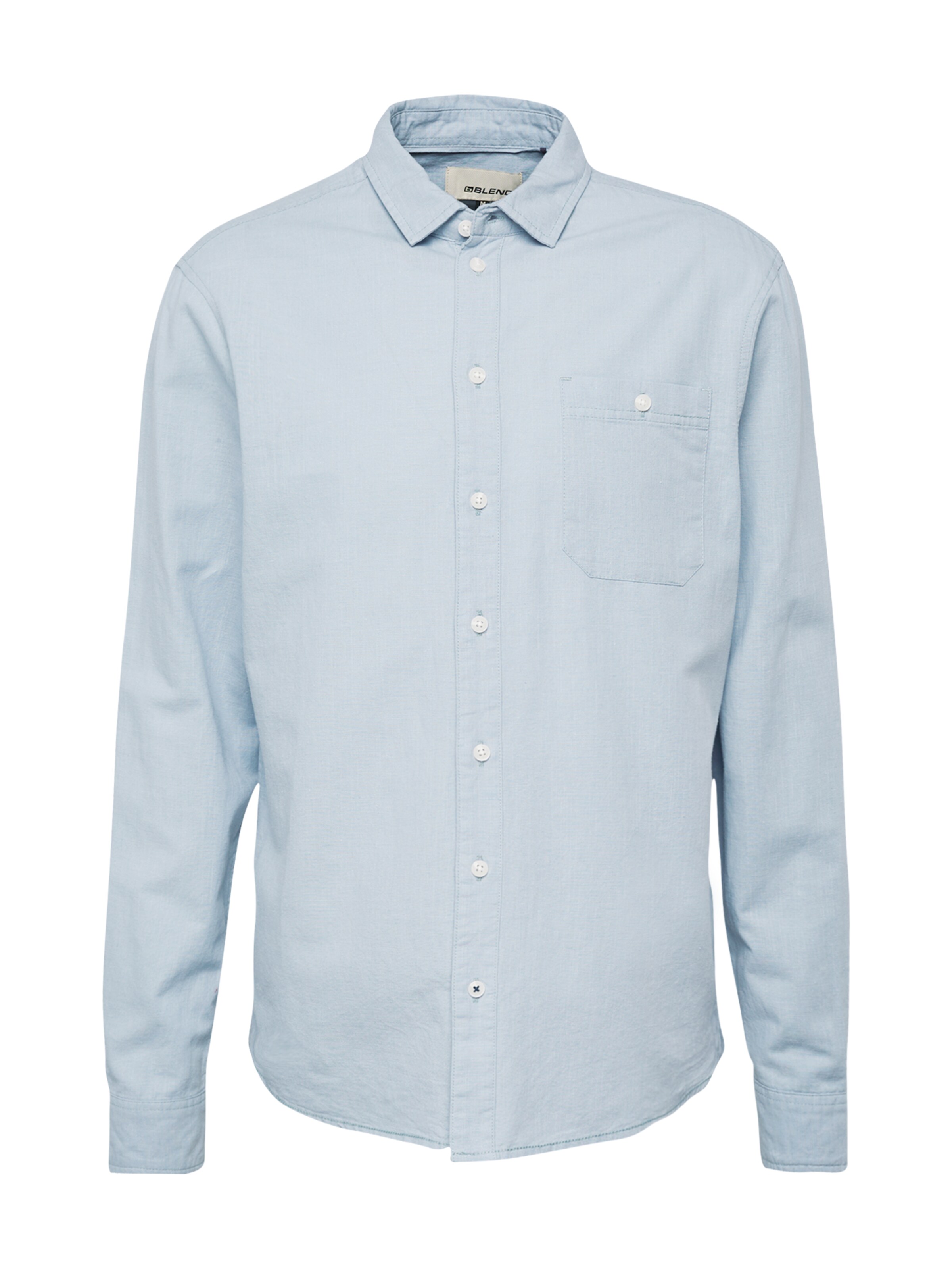 BLEND Regular fit Overhemd in Blauw: voorkant