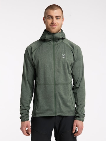 Haglöfs Athletic Fleece Jacket 'Skuta' in Green: front