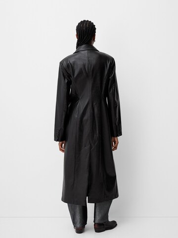Bershka Between-seasons coat in Black