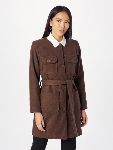 Trendyol Between-seasons coat in Brown: front