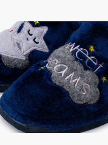 Pisamonas - Zapatillas de casa en azul