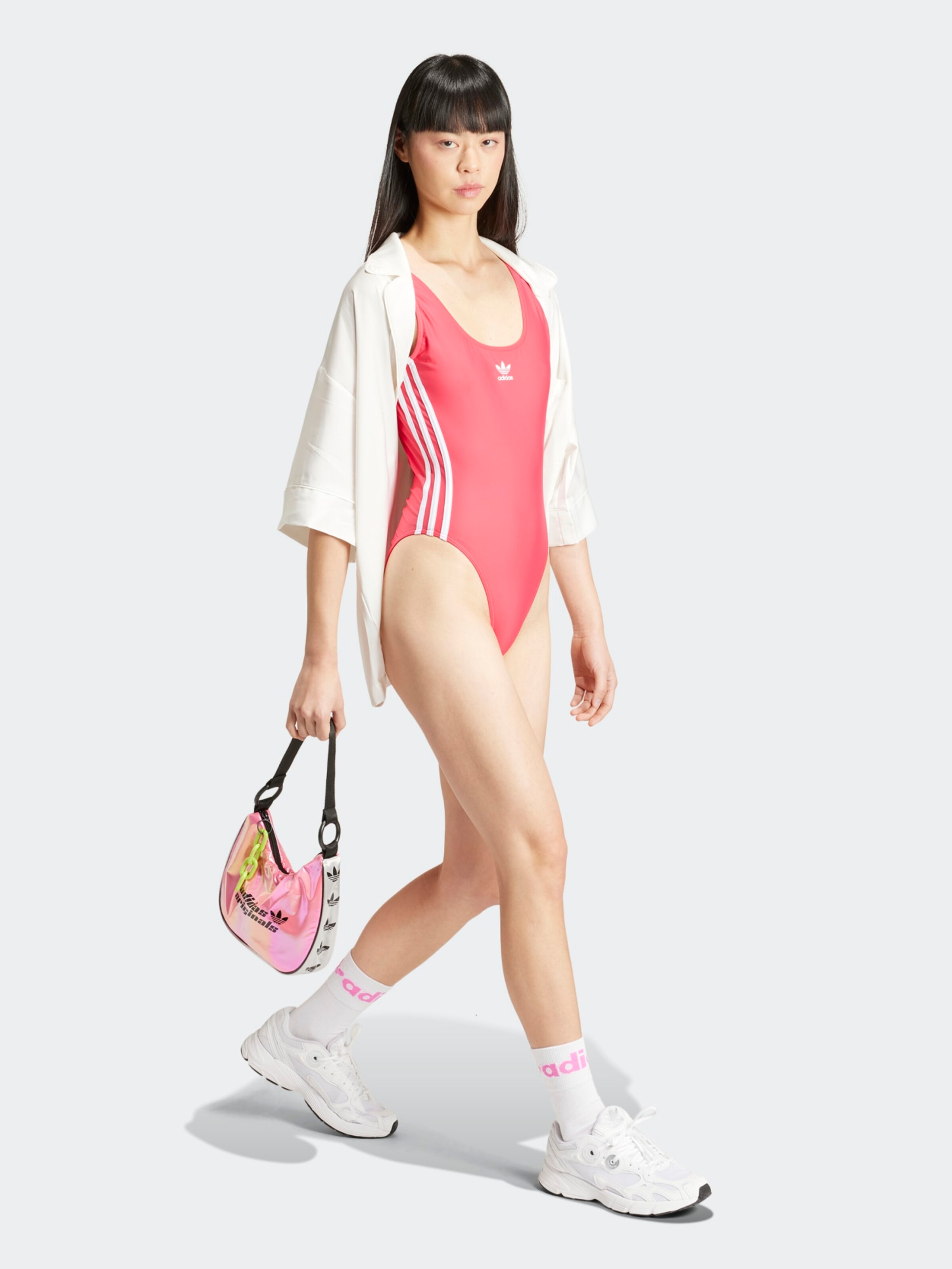 【Adidas コリア】 Adicolor 3-Stripes Swimsuit adidas Adicolor 3-Stripes Swimsuit – runnwalk