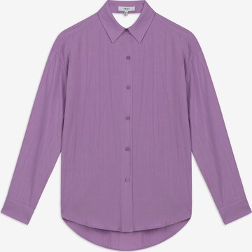 Twist Blouse in Purple: front