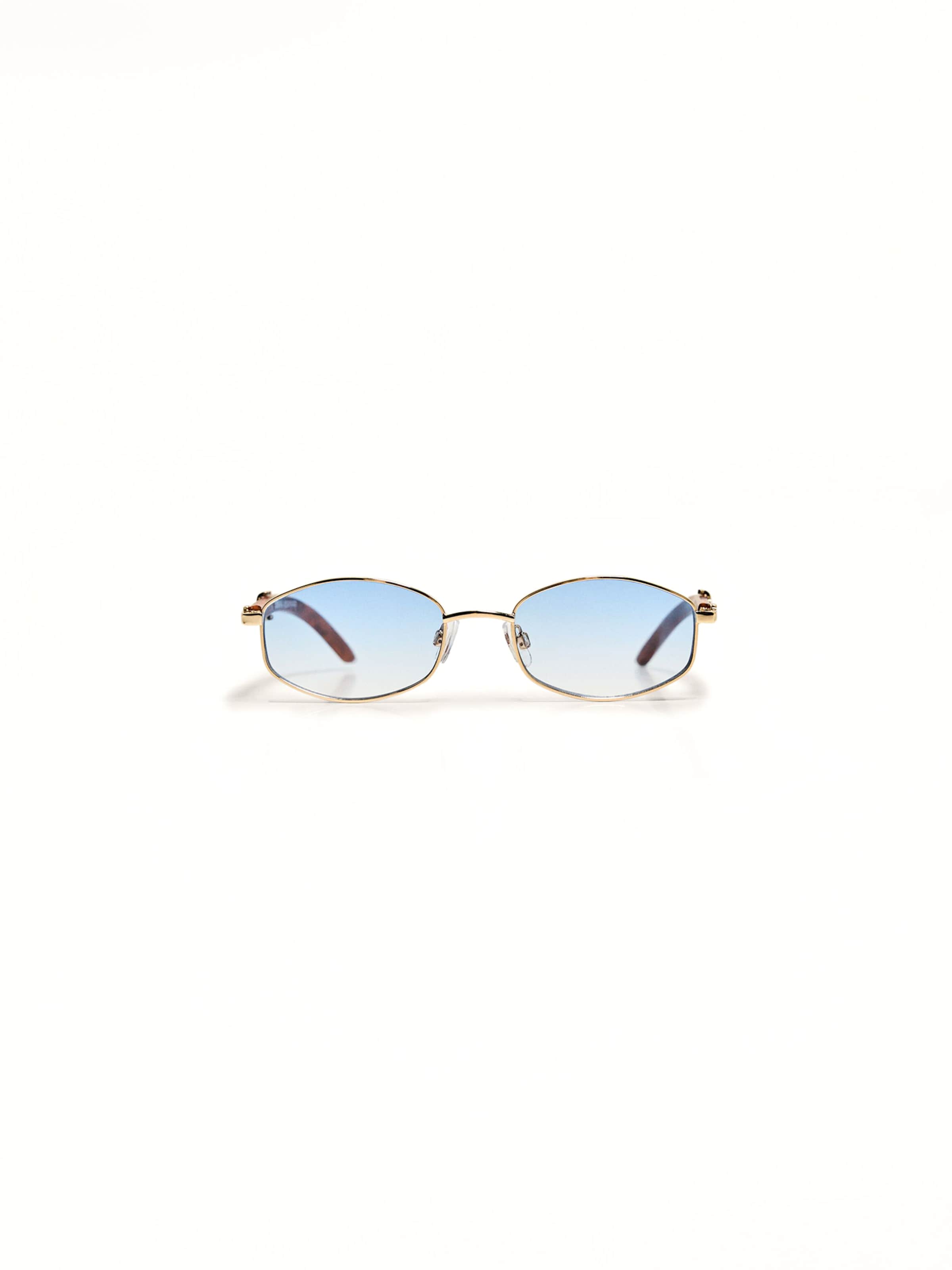 Bershka Sluneční brýle – modrá