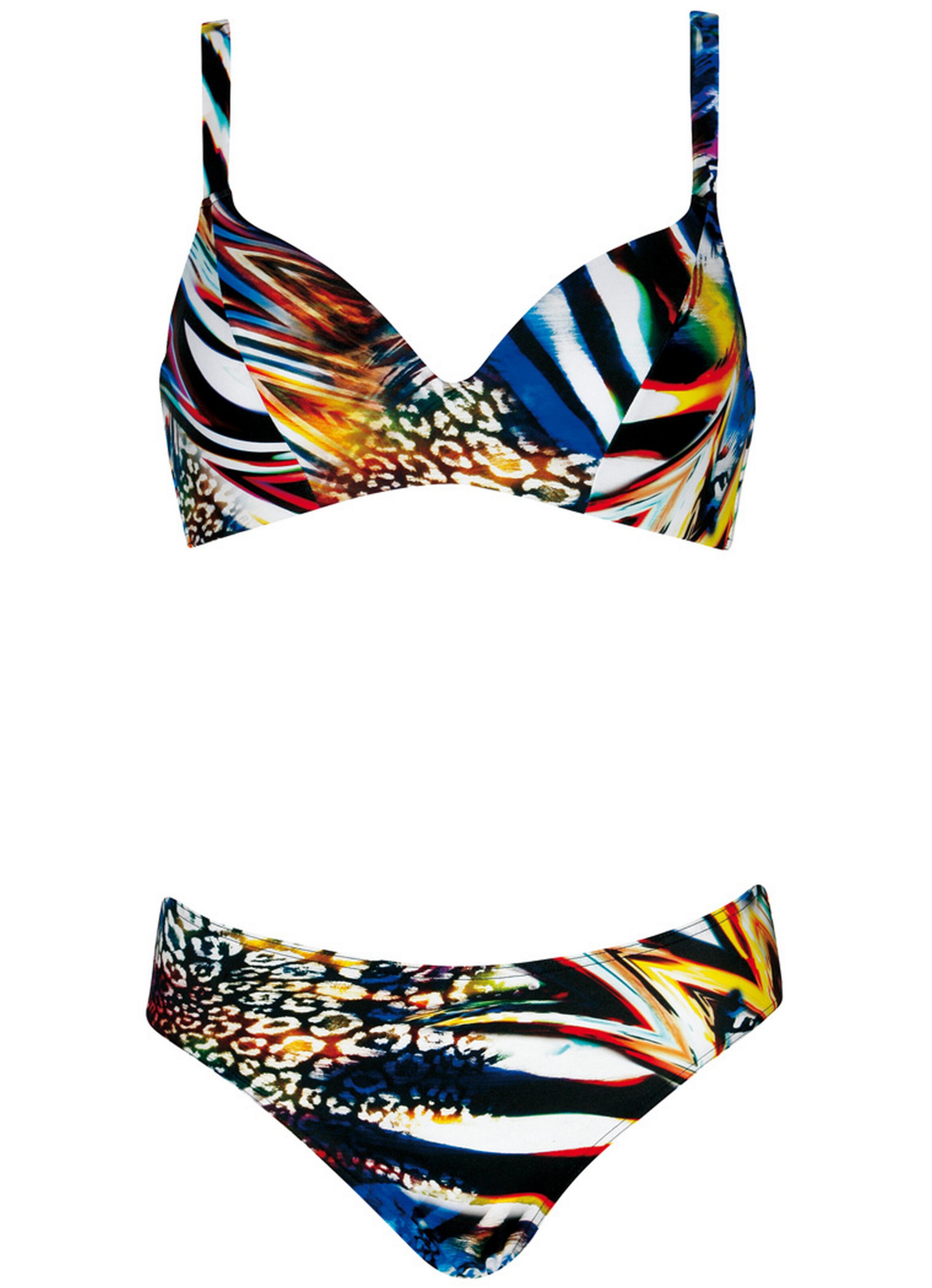 SUNFLAIR T-Shirt Bikini in Mischfarben: Vorderseite
