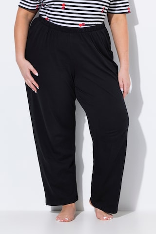 Ulla Popken Pyjamabroek in Zwart