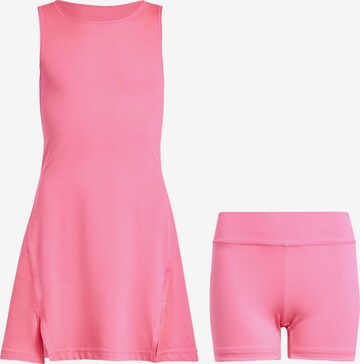 ADIDAS PERFORMANCE Set: Sportkleid und Sportshorts 'Club' in Pink: Vorderseite