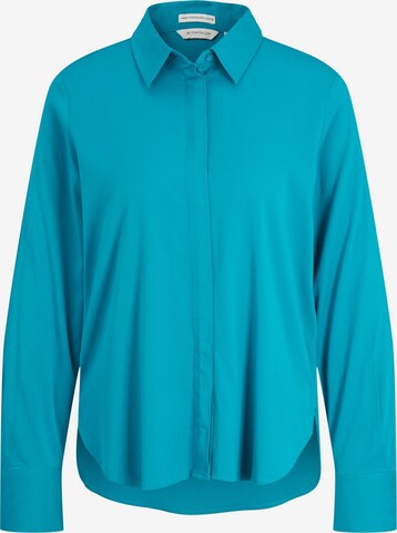 TOM TAILOR Blouse in Blauw: voorkant