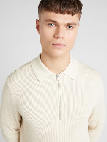 NN07 Pullover 'Hansie' i beige