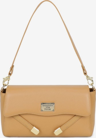 Borsa a spalla 'Sara' di Braccialini in beige: frontale
