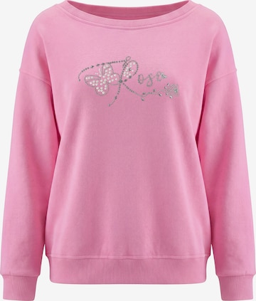 Sweat-shirt MYMO en rose : devant