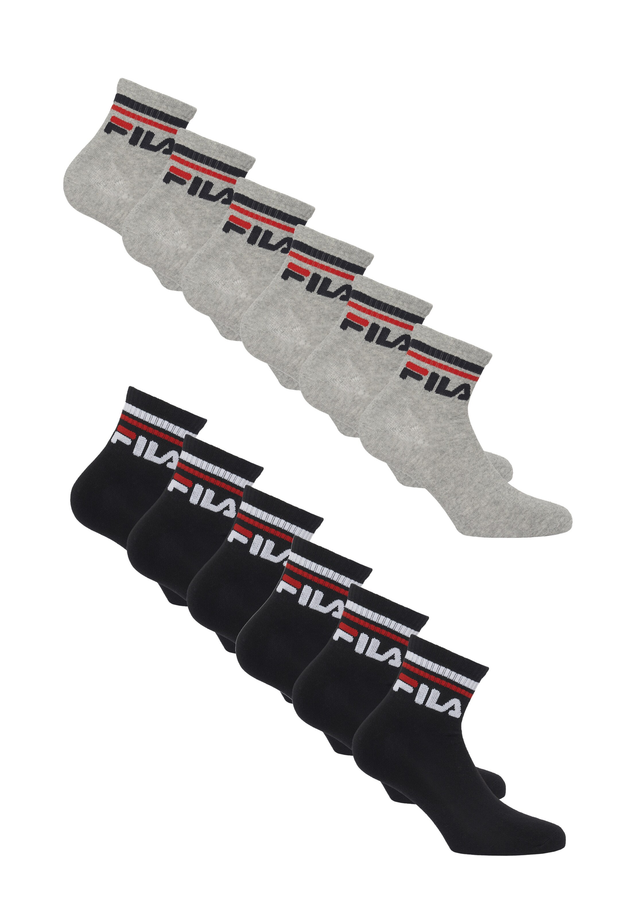 FILA Socks in Grey: front