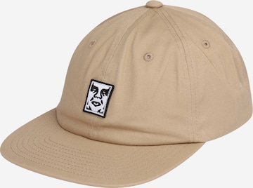 Obey Cap in Beige: predná strana