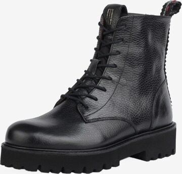 Bottines à lacets 'Nord' Crickit en noir : devant