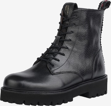 Crickit Lace-Up Ankle Boots 'Nord' in Black: front