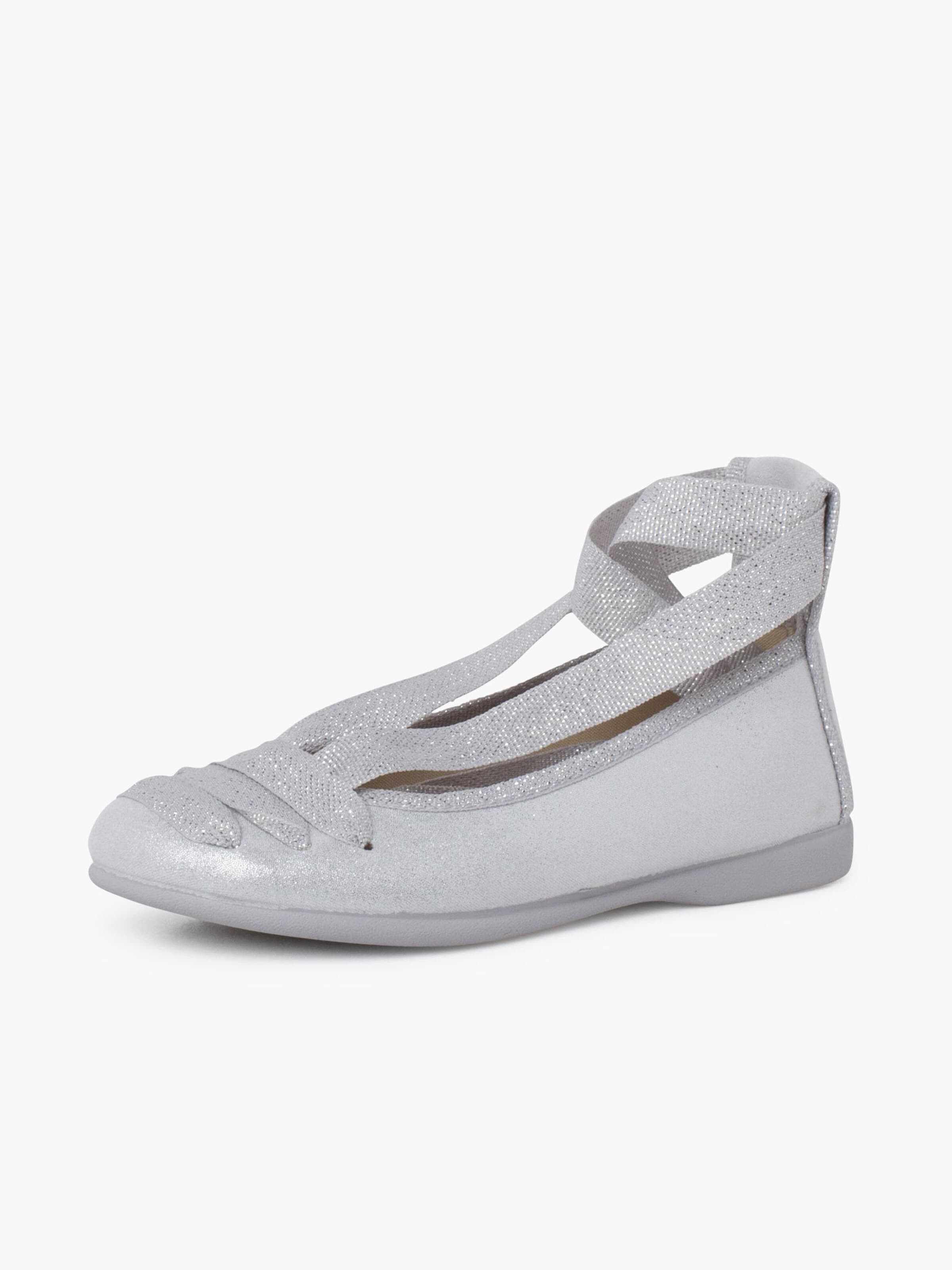Pisamonas Ballet Flats in Silver: front