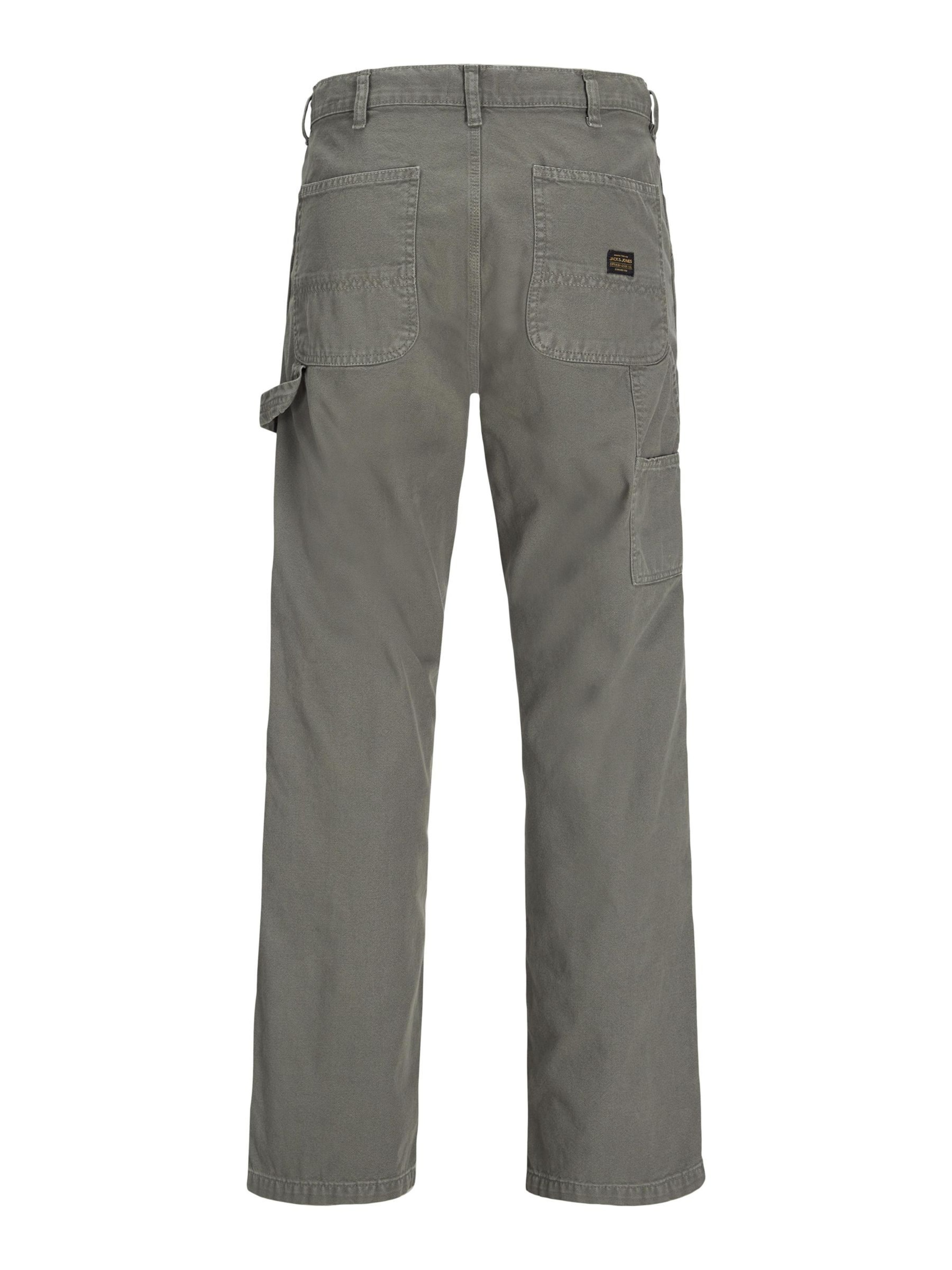 JACK & JONES Loosefit Broek 'JPSTEddie JJCarpenter' in Groen