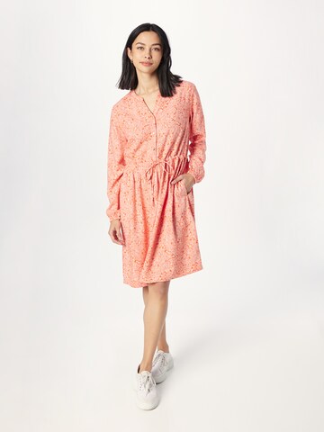 Robe-chemise 'Vimma' Cream en orange : devant