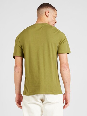 JACK & JONES Тениска 'PILOU' в зелено