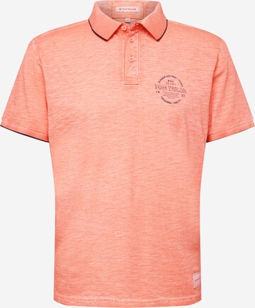 T-Shirt TOM TAILOR en orange : devant