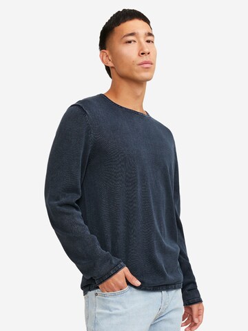 JACK & JONES Regular fit Sweater 'Leo' in Blue