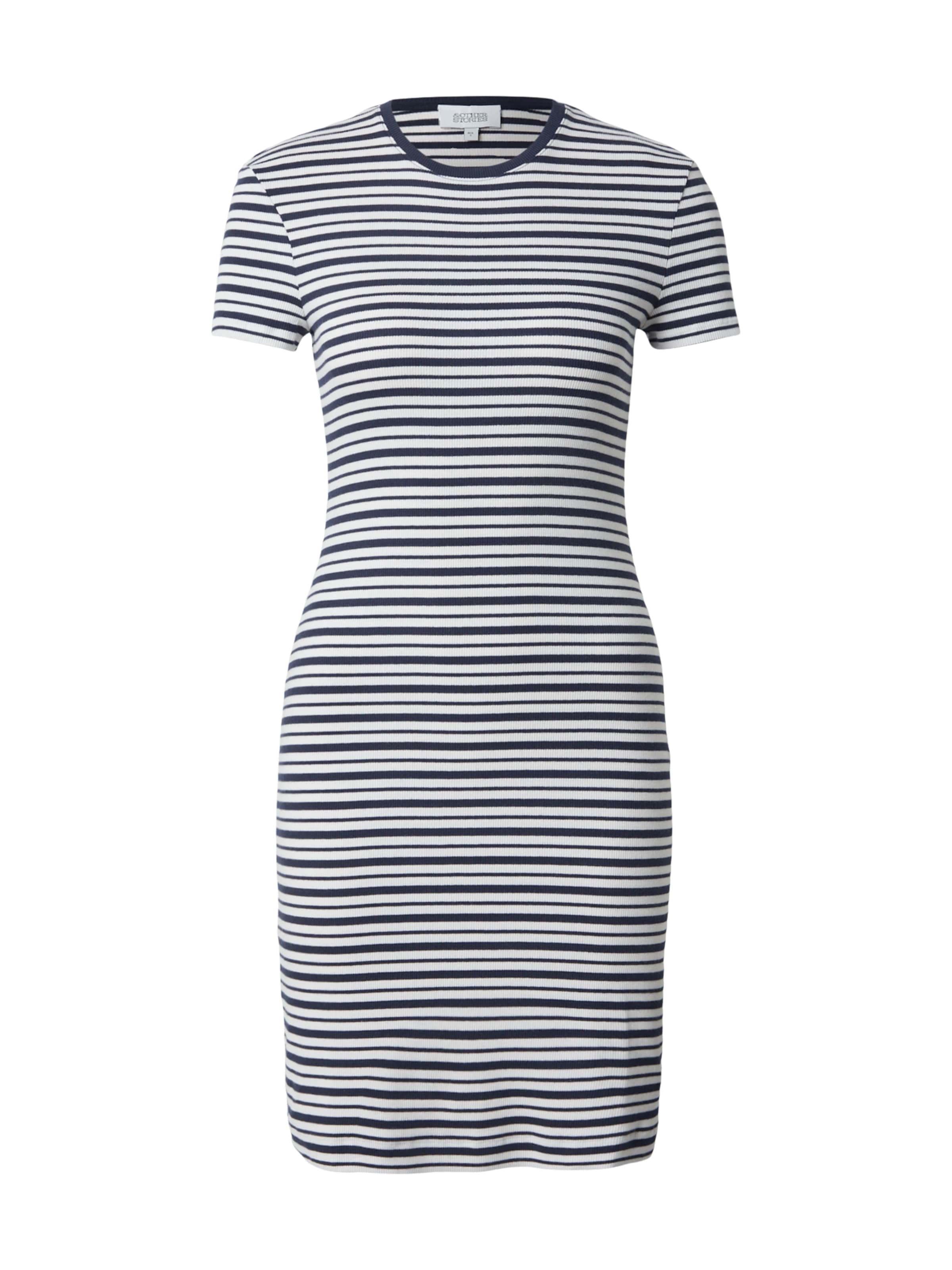 & Other Stories Robe en 34 en bleu foncé / blanc, Vue avec produit