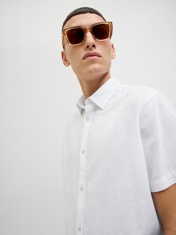 Regular fit Cămașă 'JJESummer' de la JACK & JONES pe alb