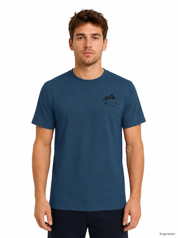 KILLTEC Shirt 'KOS 51 MN TSHRT' in Blue