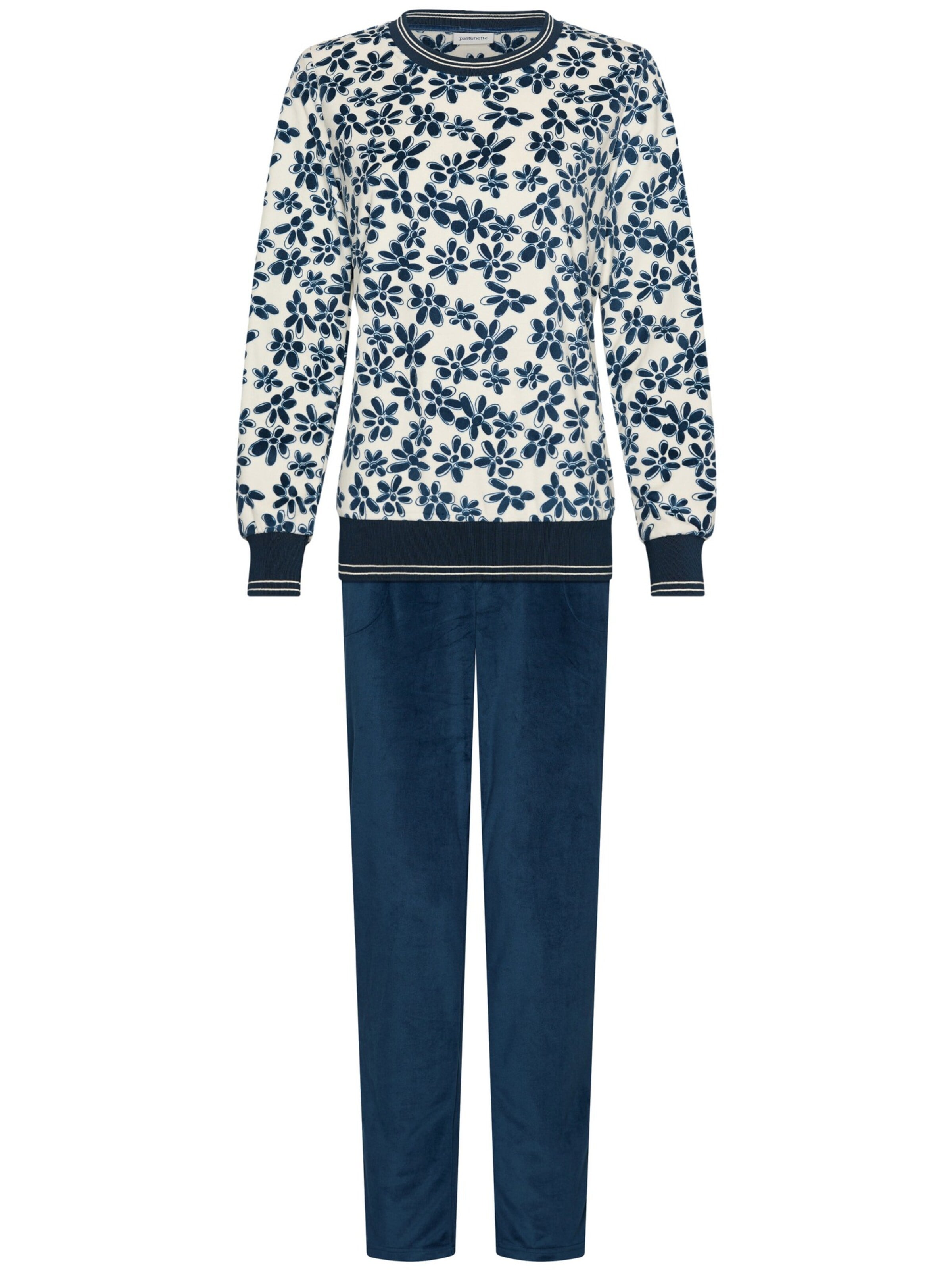 Pastunette Pyjama in Blauw: voorkant