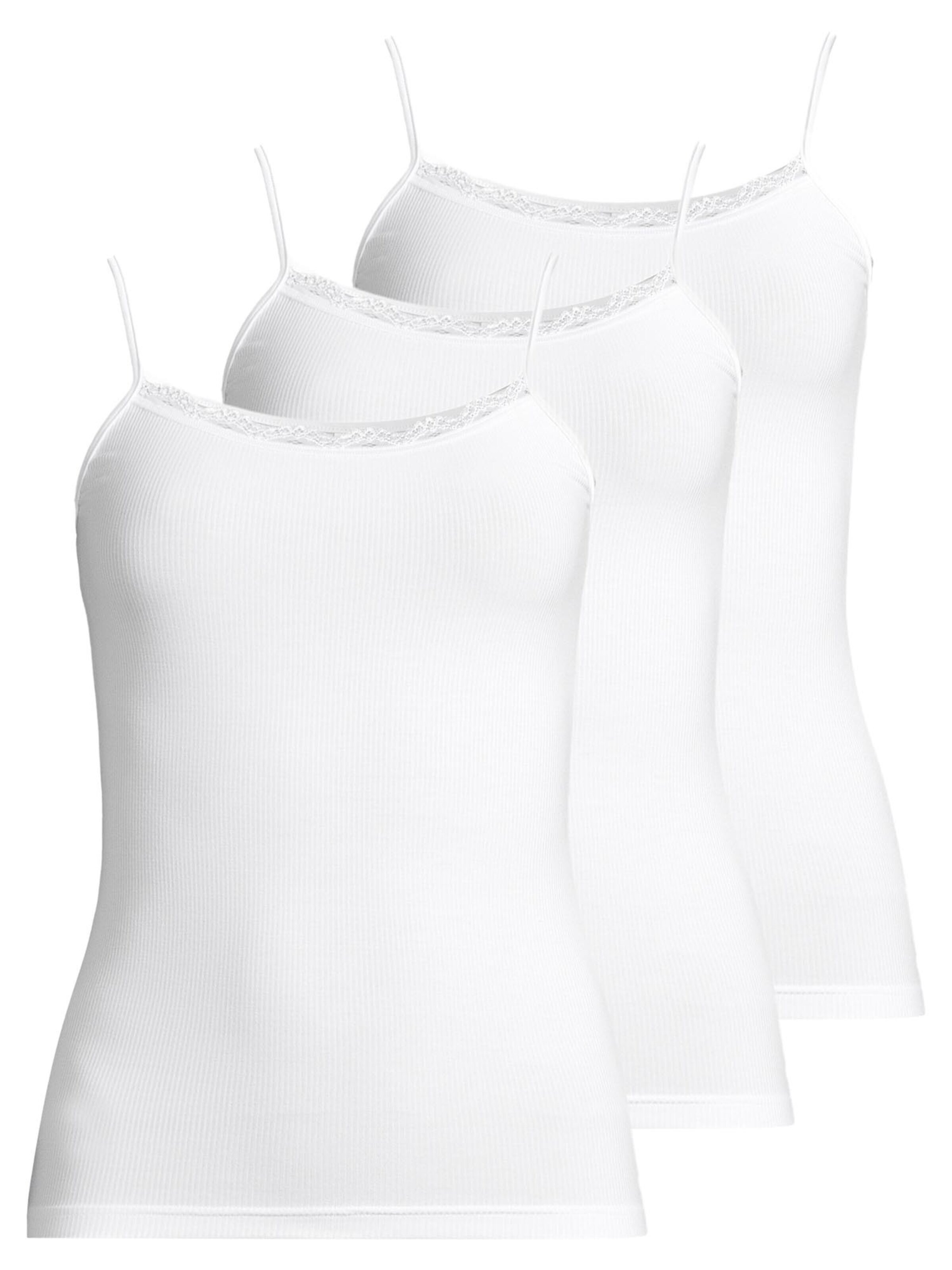 Nina von C. Undershirt 'Body & Soul' in White: front