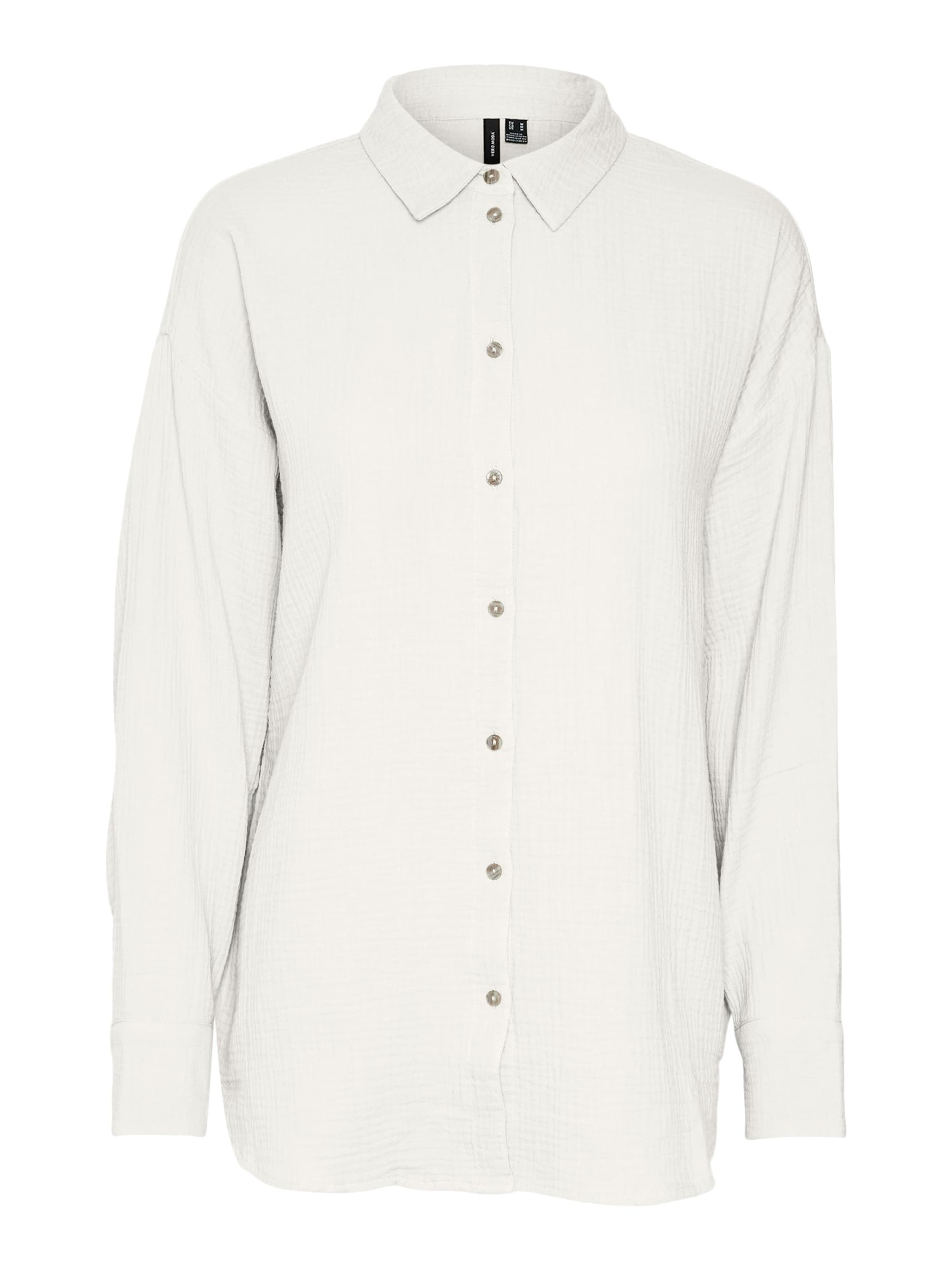 VERO MODA - Blusa 'Natali Nia' en blanco: frente