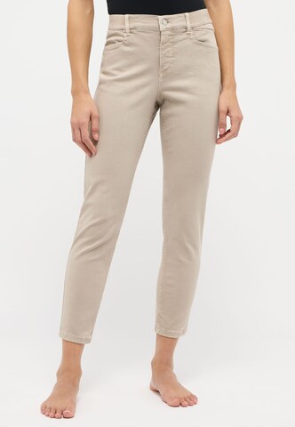 Angels Slimfit Jeans in Beige: voorkant