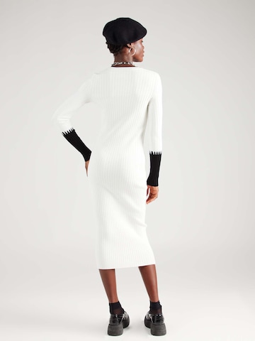 BOSS Black Плетена рокля 'Flaviera' в бяло