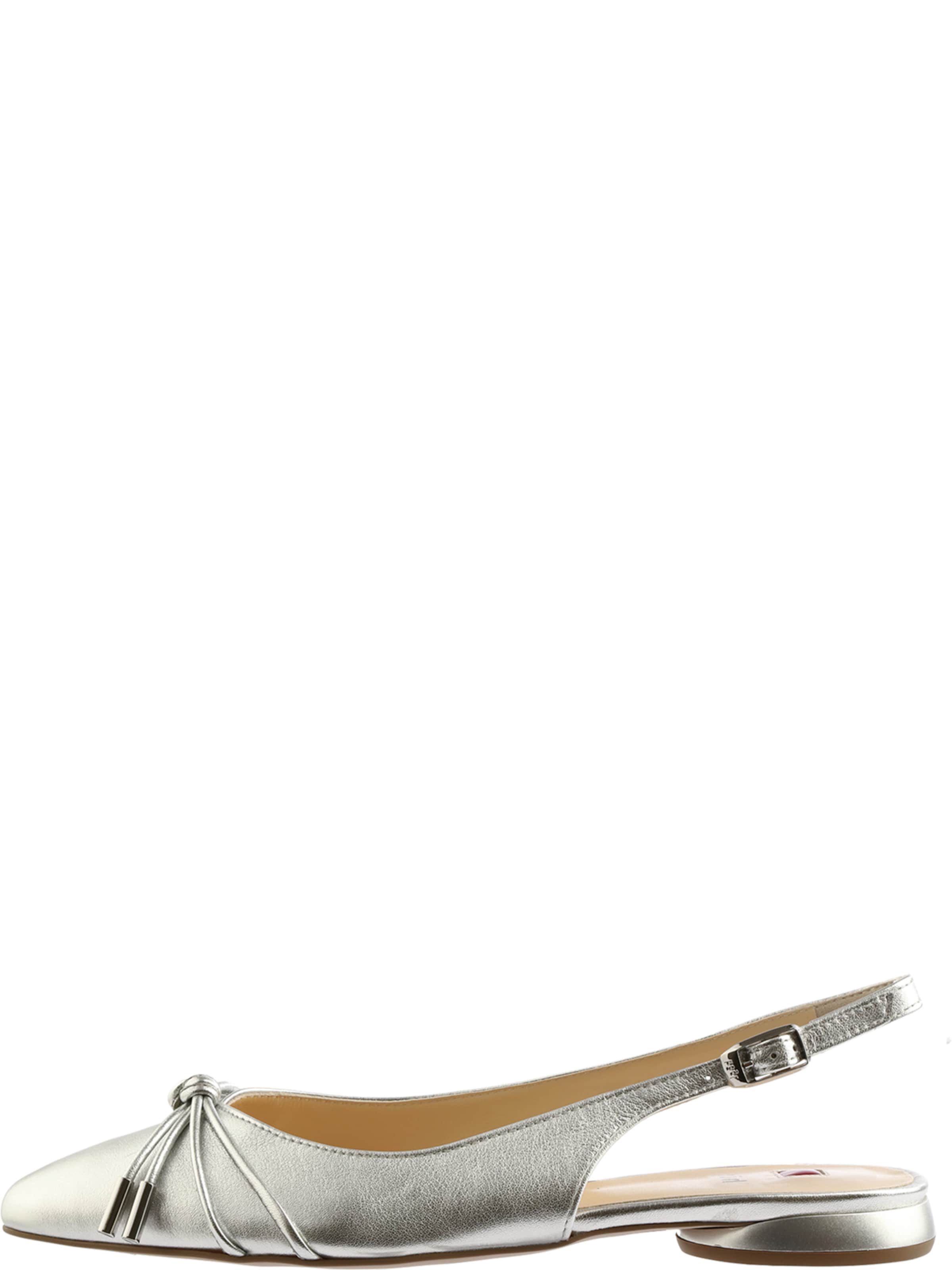 Ballerines à lanières 'LOTTA' Högl en argent : devant