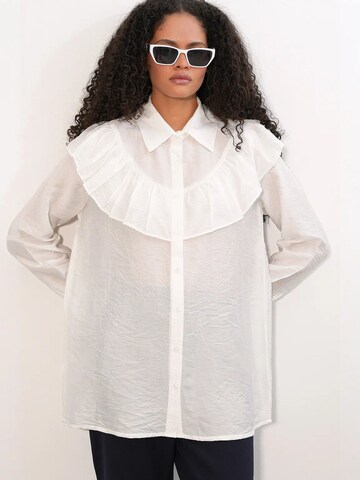 Bigdart Blouse in Wit