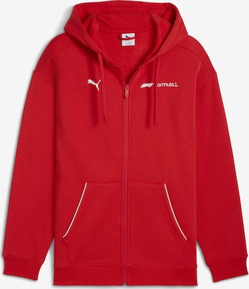 Veste de survêtement 'F1 Essentials+' PUMA en rouge : devant
