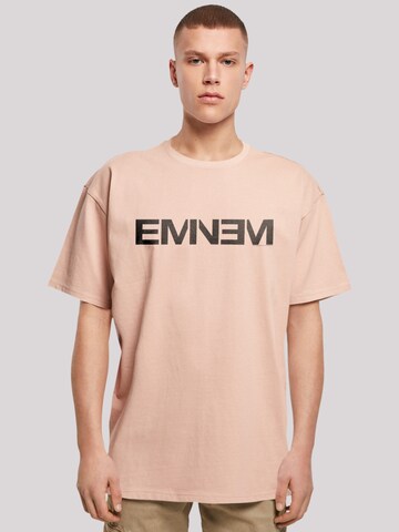 T-Shirt 'Eminem' F4NT4STIC en orange : devant