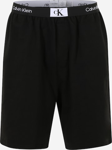 Calvin Klein Underwear Spodnie od piżamy w kolorze czarny: przód