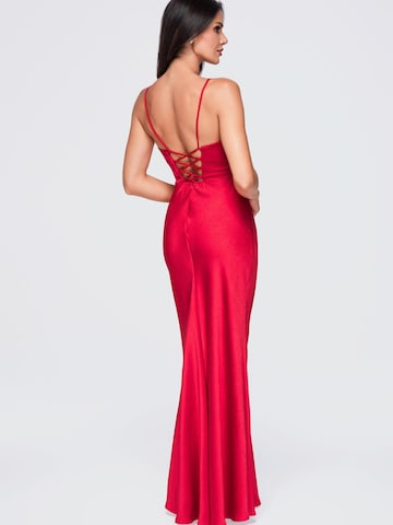 Ombre Abendkleid‌‌‌‌‌‌ in Rot