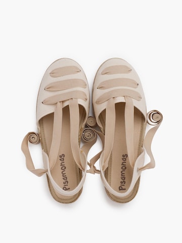 Sandales Pisamonas en beige