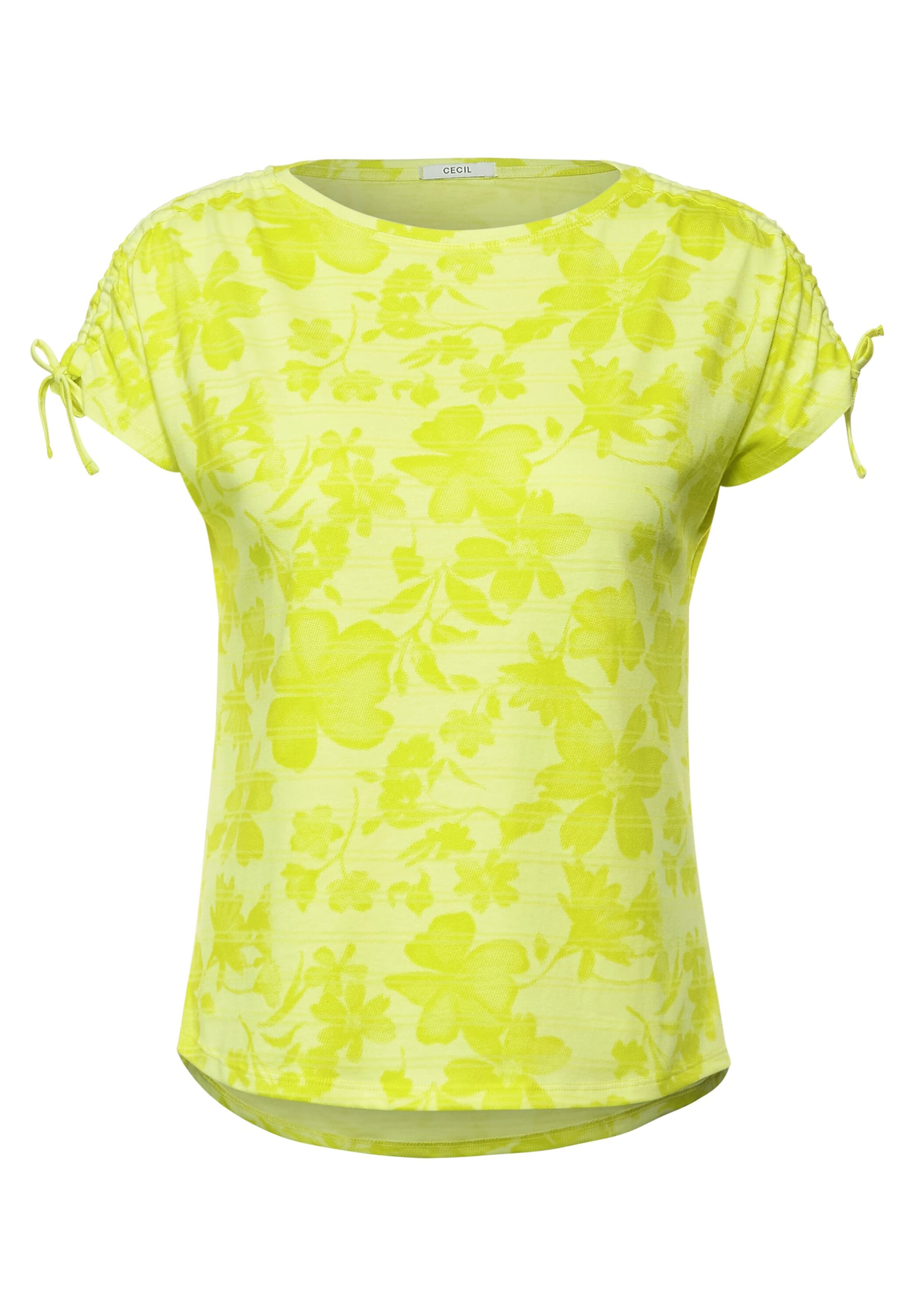 Frauen Shirts & Tops CECIL T-Shirt in Gelb - QE02574