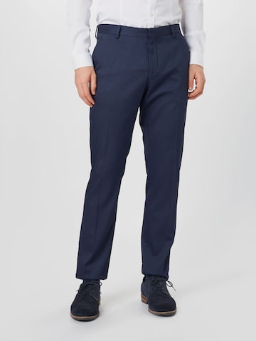 SELECTED HOMME - Slimfit Pantalón de pinzas 'ACECHACO' en azul: frente