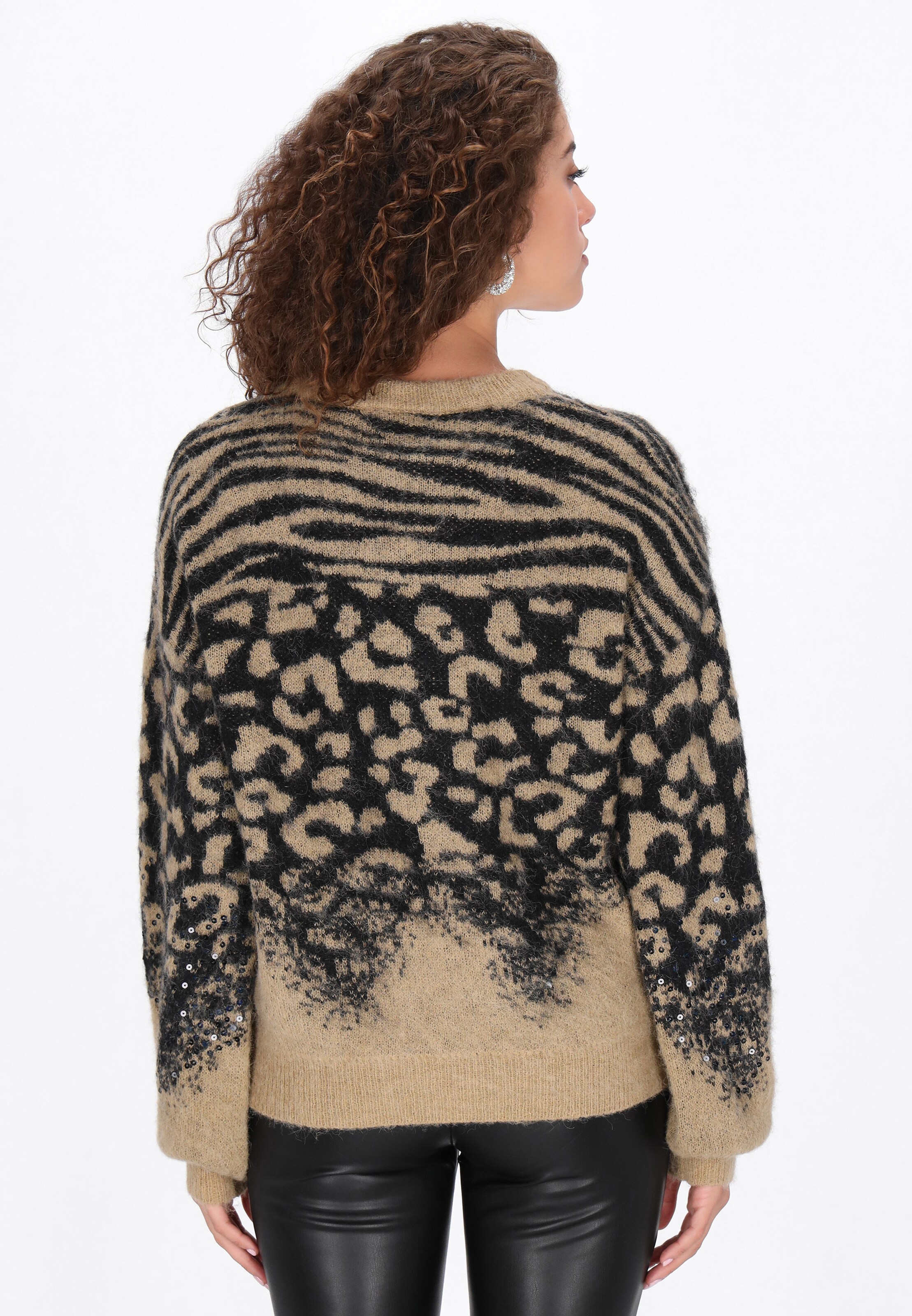 faina - Jersey en marrón