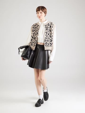 RINO & PELLEKardigan bez rukava 'Elona' - smeđa boja