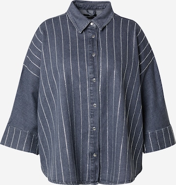 pelēks ONLY Carmakoma Blūze 'CARGrace': no priekšpuses