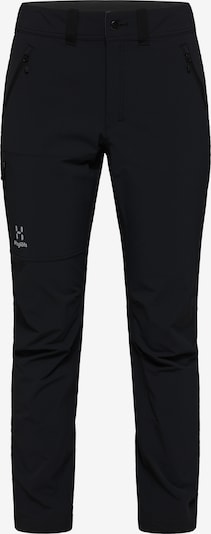 Haglöfs Outdoor Pants 'Morän' in Black / White, Item view